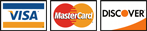 MasterCard, Visa & Discover Accepted