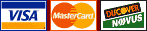 MasterCard, Visa & Discover Accepted
