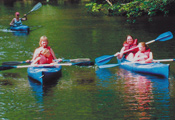 Kayaking at Winding River Campground